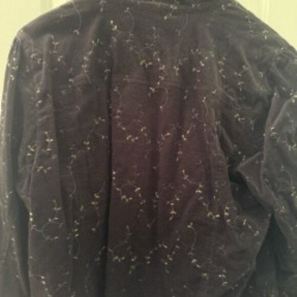 Woman's Black Jacket w/Embroidery - Picture 5 of 6